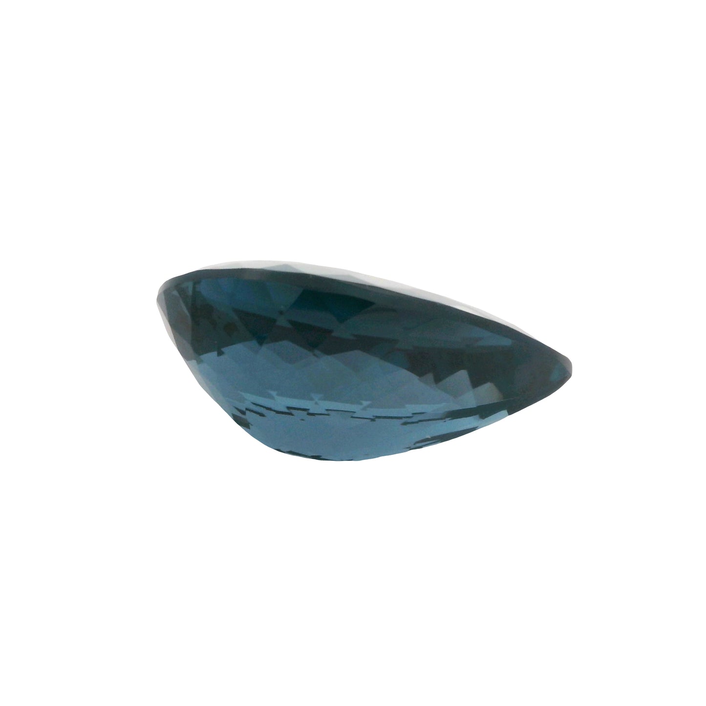 60.92 London Blue Topaz Pear Gemstone
