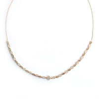 5.34 Carats Lab Grown Diamond 14K Gold Necklace