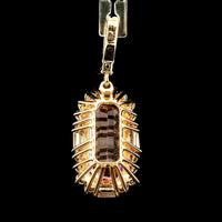 6.27 Ct Cushion Kunzite 14K Gold Pendant