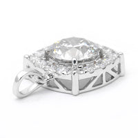 2.17 Carats Lab Grown Diamond 14K Gold Pendant