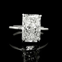 3.43 Carats Lab Grown Diamond 950 Platinum Ring