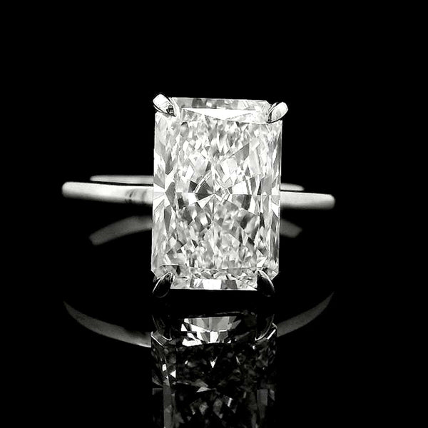 3.43 Carats Lab Grown Diamond 950 Platinum Ring