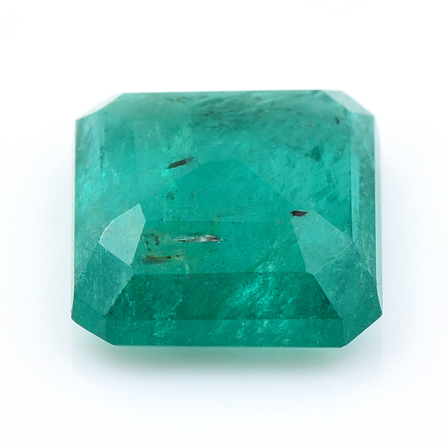 4.44 Natural Beryl Emerald Square Emerald Cut Gemstone