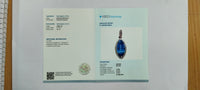 2.87 Ct Marquise Mixed Cut Natural Tanzanite 14K Gold Pendant