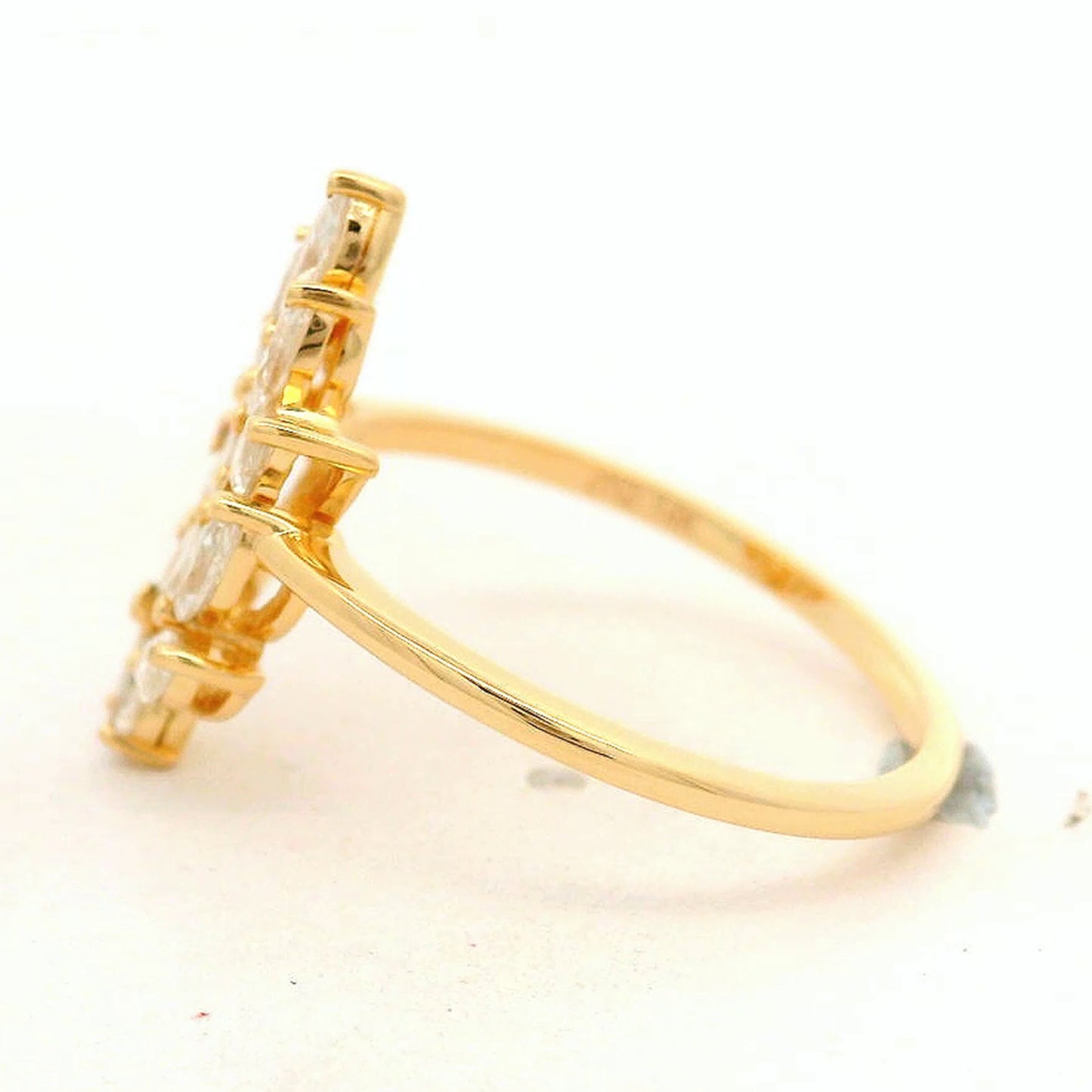0.95 Ct Marquise Diamond 14K Gold Ring