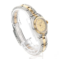 Rolex Oyster Perpetual 67193 Champagne Bar 3-Row Oyster Bracelet N-Serial Pre-Owned Women's