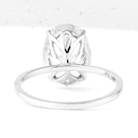 4.06 Carats Lab Grown Diamond 14K Gold Ring