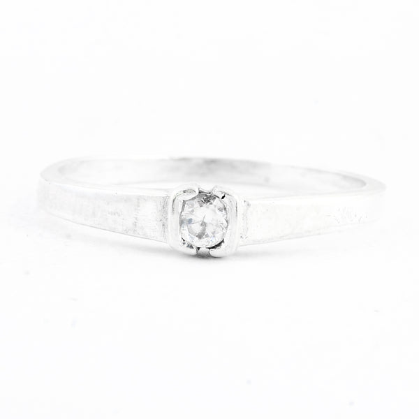 0.15 Ct Cubic Zirconia 925 Sterling Silver Ring