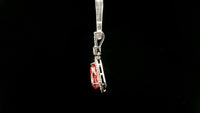 2.60 Carats Pink Lab Grown Diamond 14K Gold Pendant