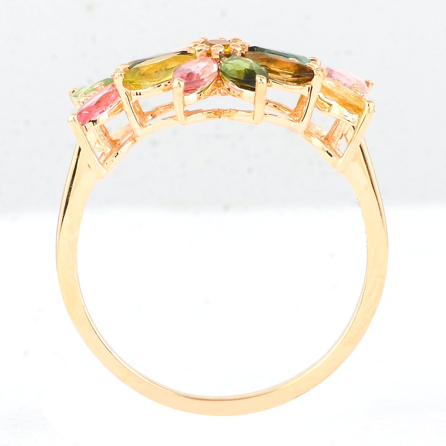 1.04 Ct Marquise Tourmaline 14K Gold Ring