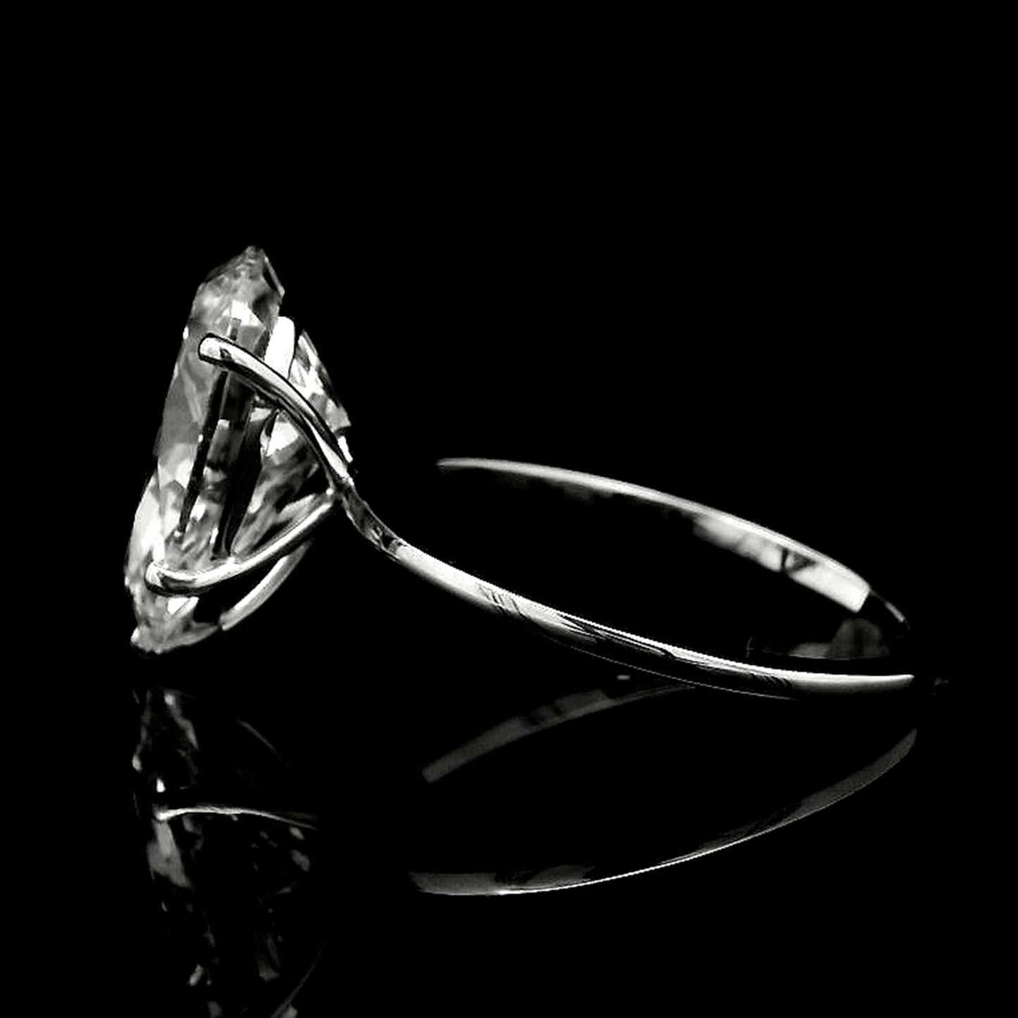 4.07 Carats Lab Grown Diamond 14K Gold Ring