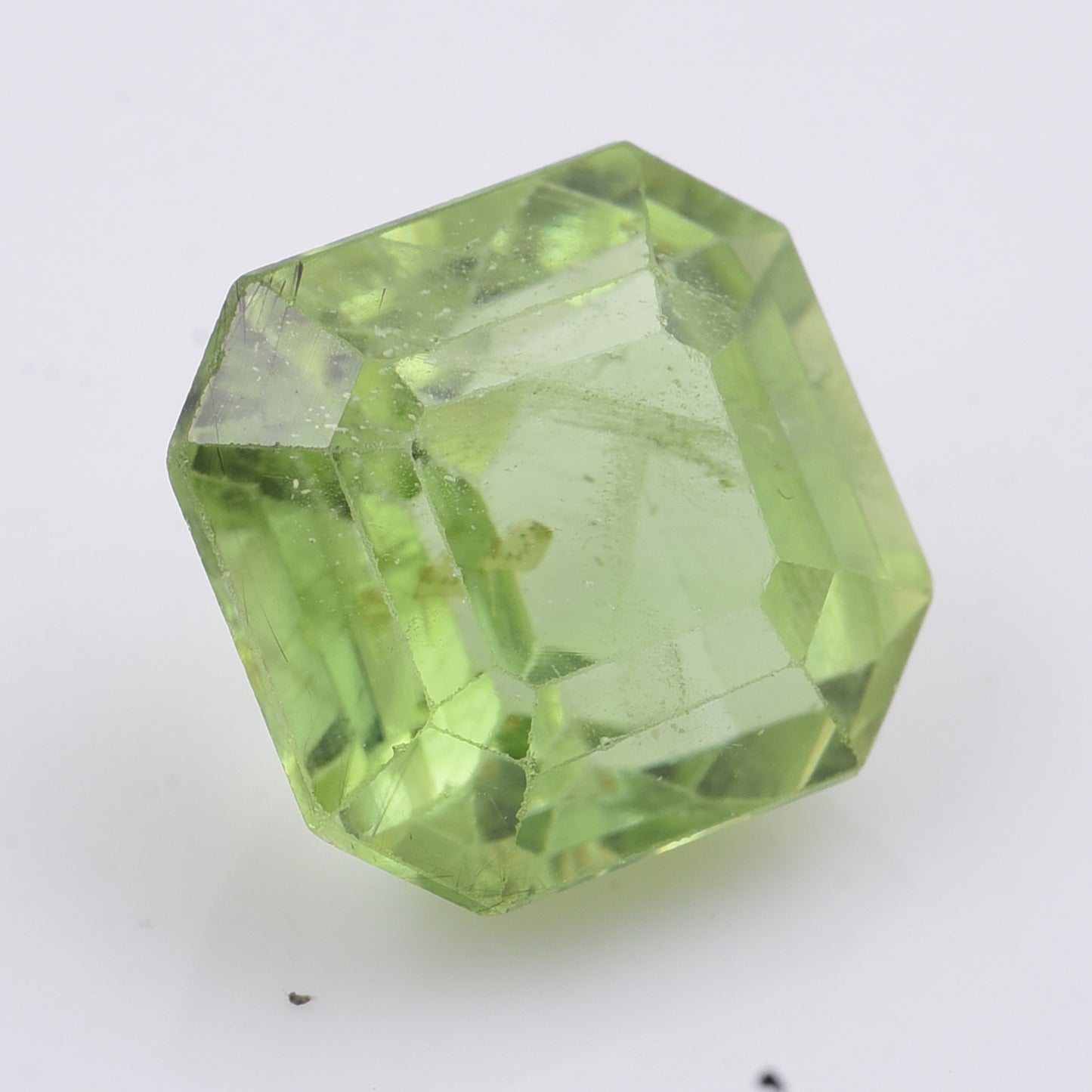 7.83 Natural Peridot Square Mixed Cut Gemstone