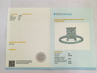 3.07 Carats Lab Grown Diamond 14K Gold Ring