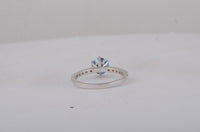 1.33 Carats Blue Lab Grown Diamond 14K Gold Ring