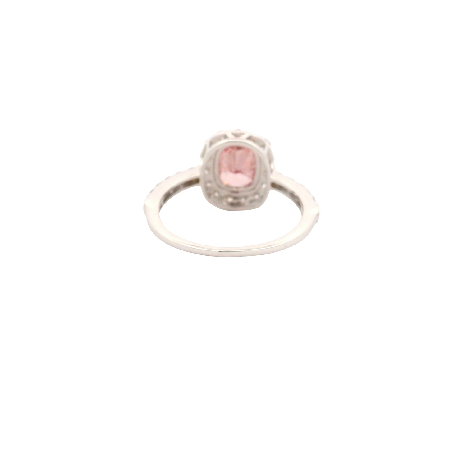 2.19 Carats Pink Lab Grown Diamond 14K Gold Ring