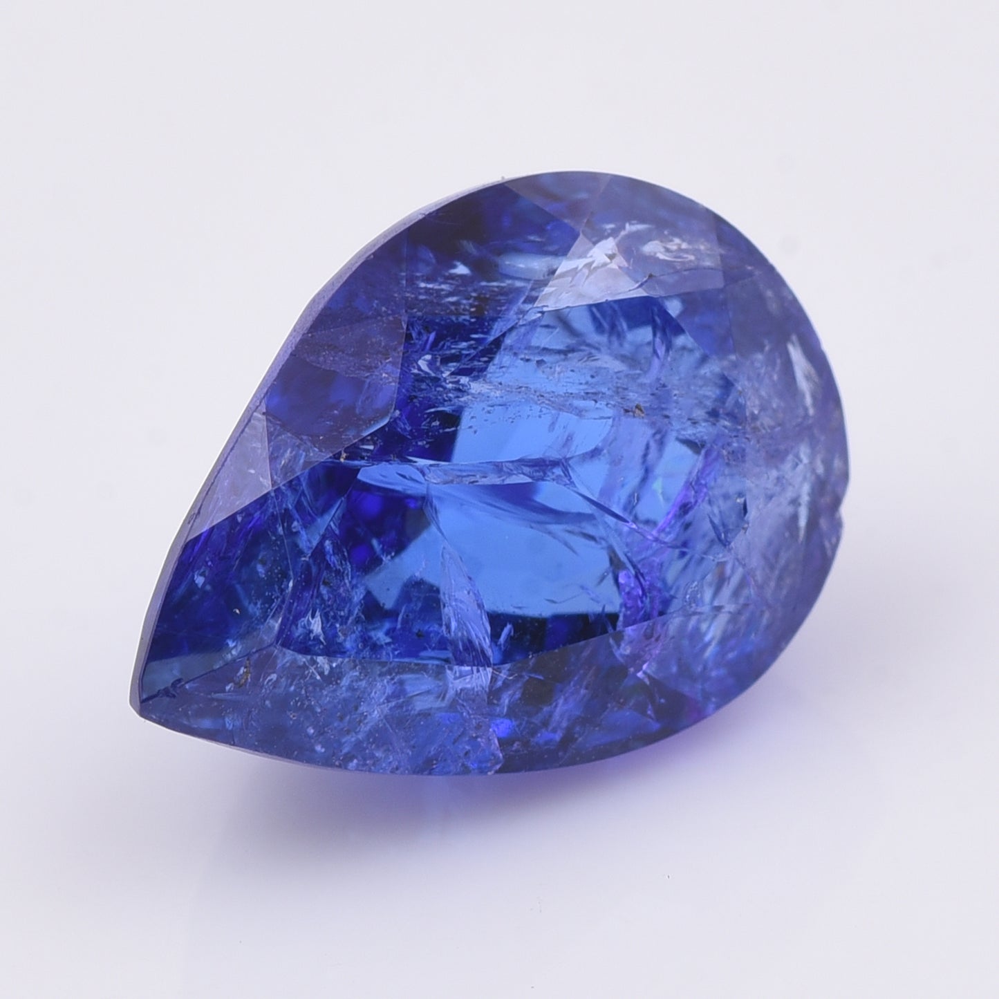7.07 Natural Zoisite Tanzanite Pear Mixed Cut Gemstone