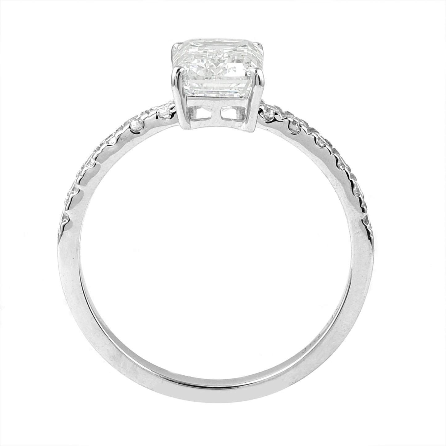 2.19 Carats Lab Grown Diamond 14K Gold Ring
