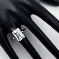 5.61 Carats Lab Grown Diamond 14K Gold Ring