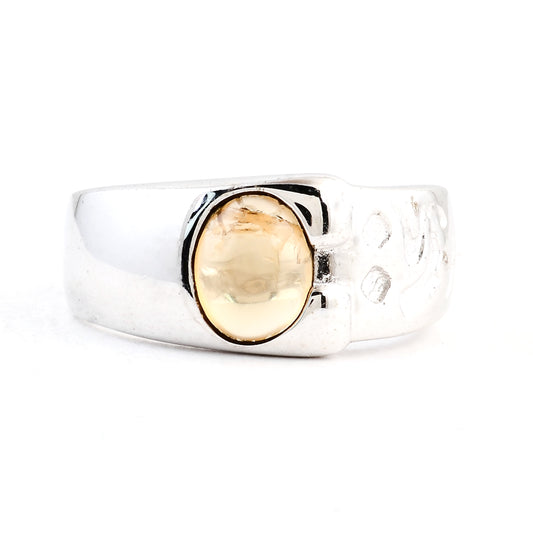 2.23 Ct Citrine 925 Sterling Silver Ring