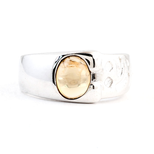 2.23 Ct Citrine 925 Sterling Silver Ring