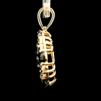 3.37 Ct Pear Sapphire 14K Gold Pendant