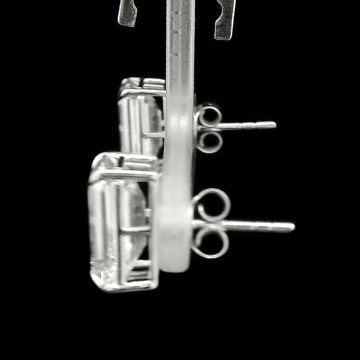 6.12 Carats Lab Grown Diamond 14K Gold Earrings