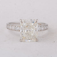 4.05 Carats Lab Grown Diamond 14K Gold Ring