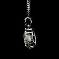3.48 Carats Lab Grown Diamond 14K Gold Pendant