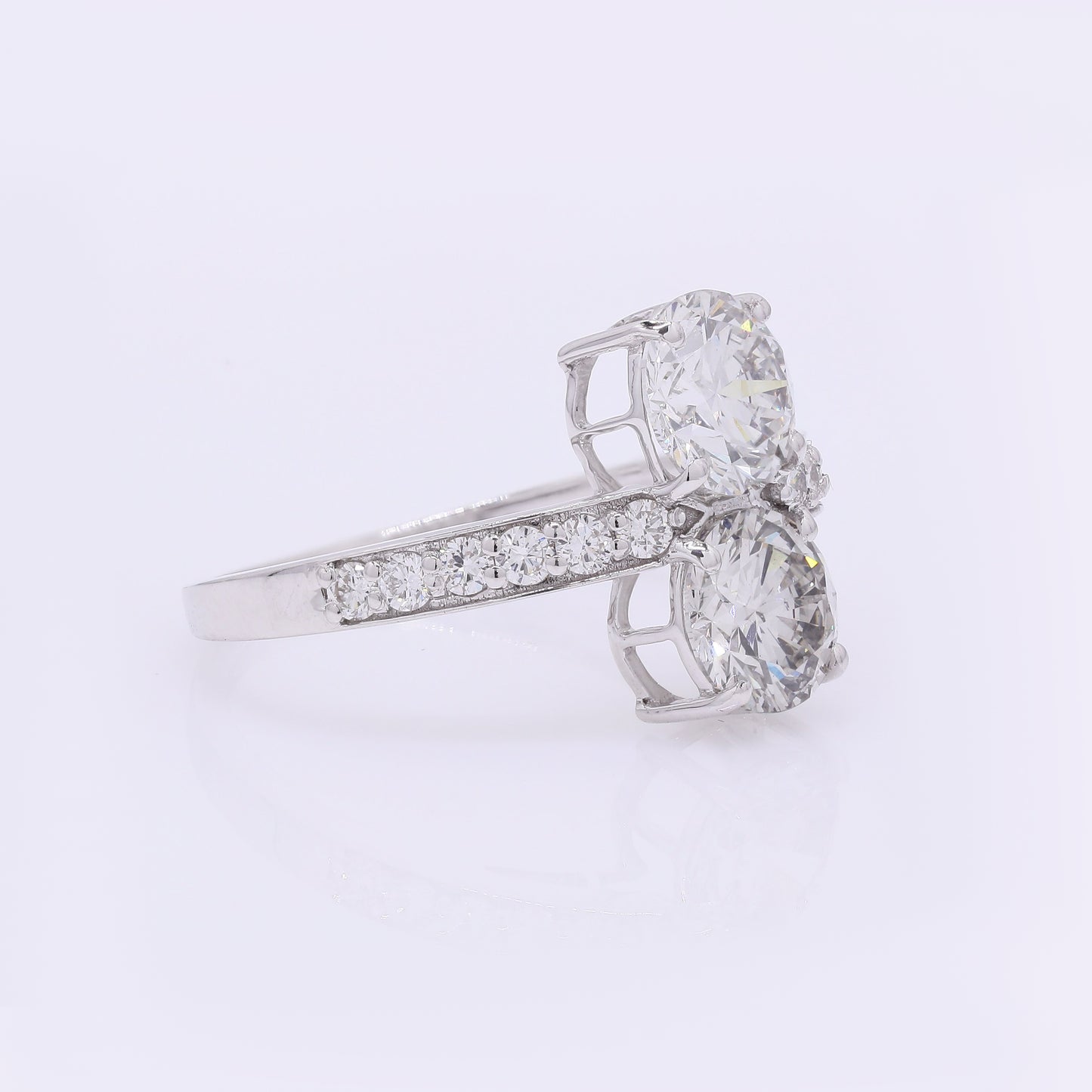2.52 Carats Lab Grown Diamond 14K Gold Ring