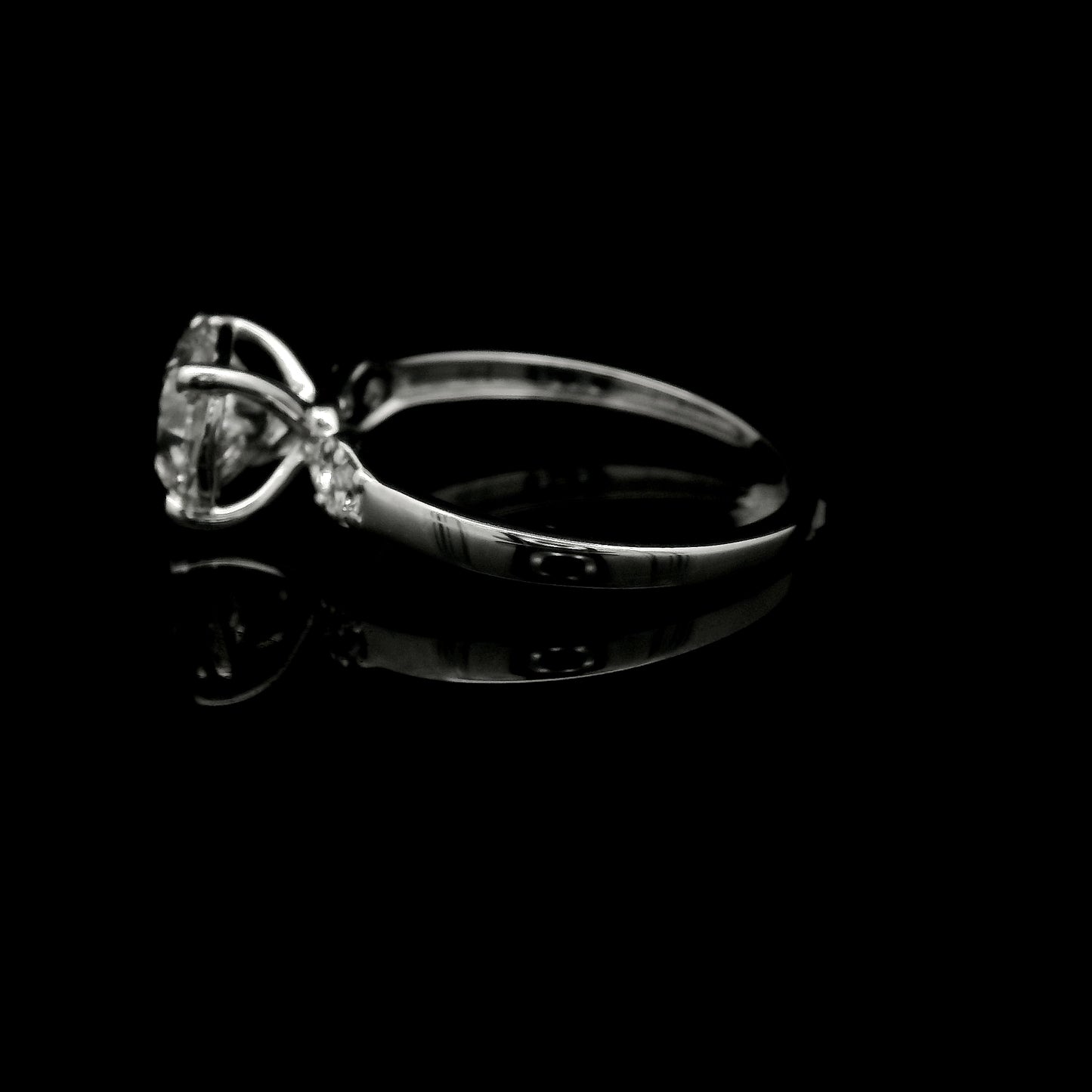 1.82 Ct Round Lab Grown Diamond 14K Gold Ring