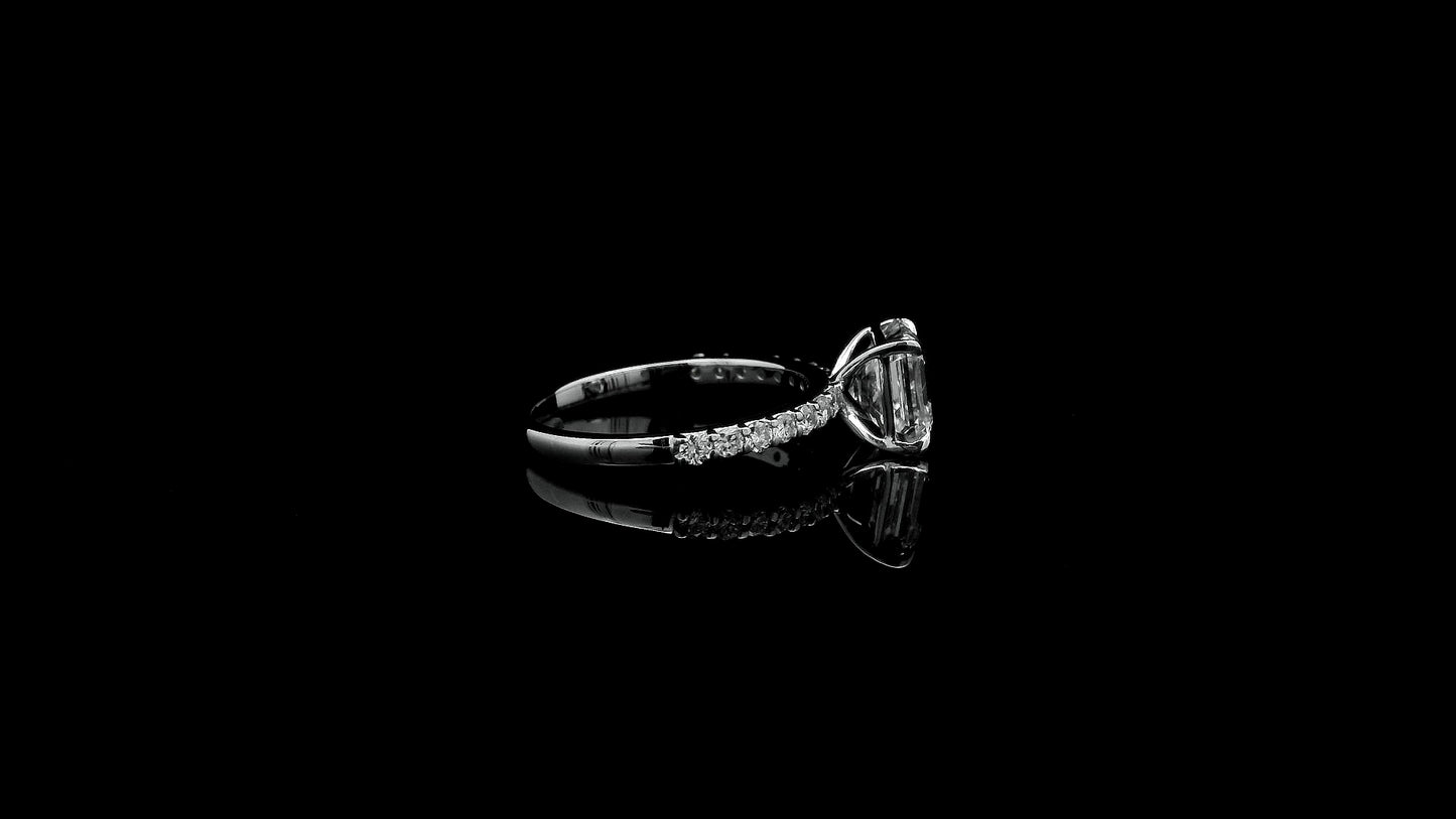 2.60 Carats Lab Grown Diamond 14K Gold Ring