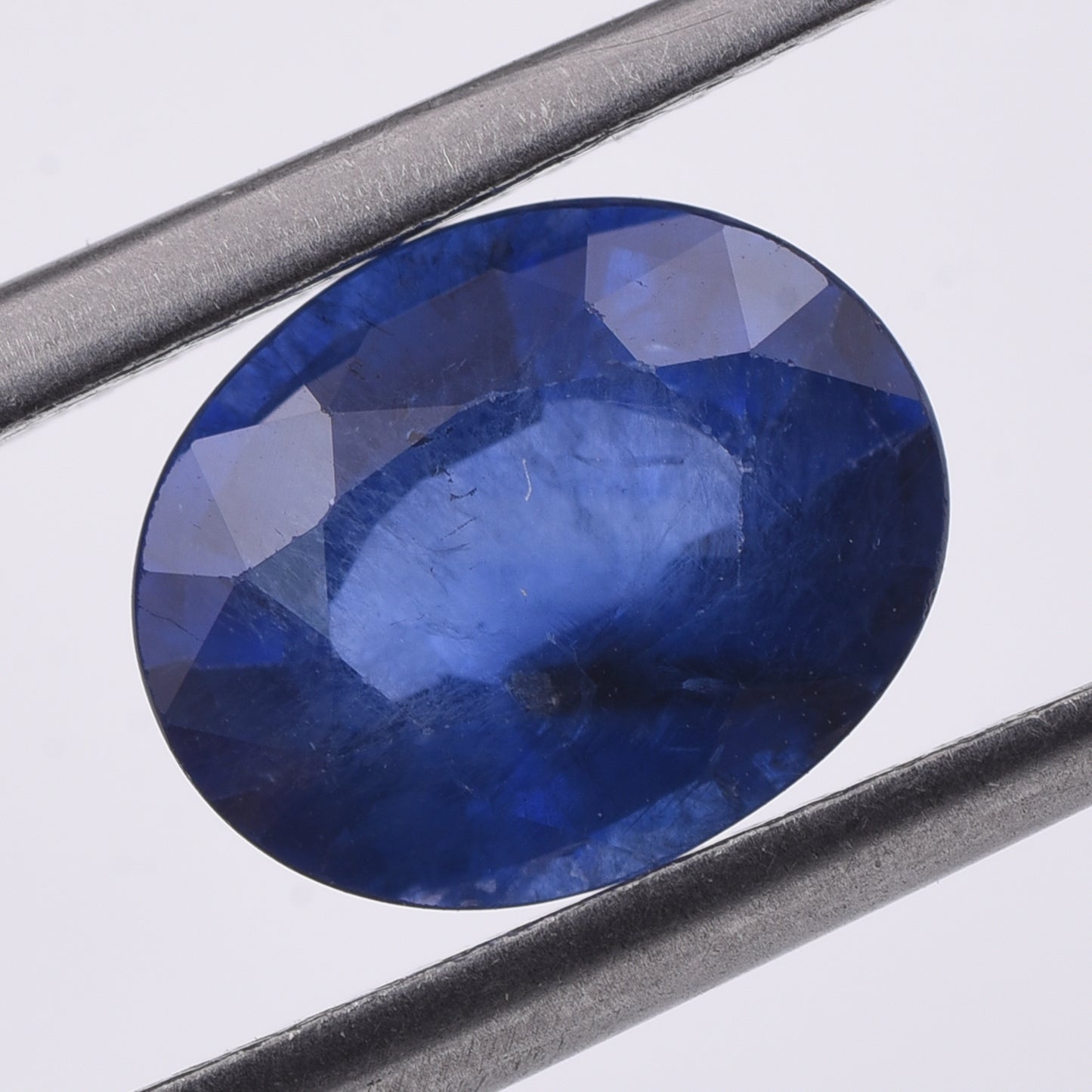 2.88 Natural Corundum Sapphire Oval Mixed Cut Gemstone