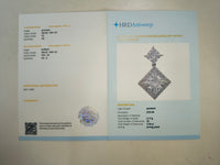 4.45 Carats Lab Grown Diamond 14K Gold Pendant