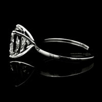 3.95 Carats Lab Grown Diamond 14K Gold Ring