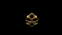 2.01 Ct Oval Natural Sapphire 14K Gold Ring