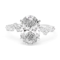 3.23 Carats Lab Grown Diamond 14K Gold Ring