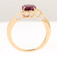 1.88 Ct Round Ruby 14K Gold Ring