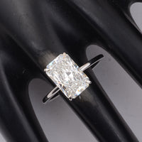 3.31 Carats Lab Grown Diamond 14K Gold Ring