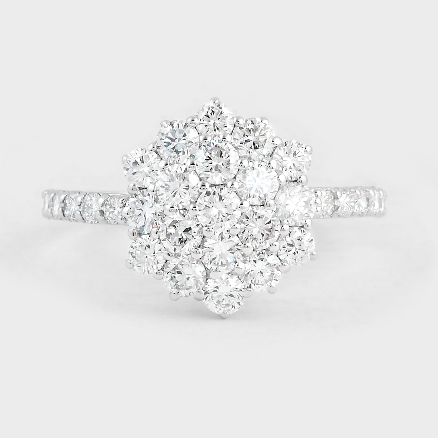 1.44 Carats Lab Grown Diamond 14K Gold Ring