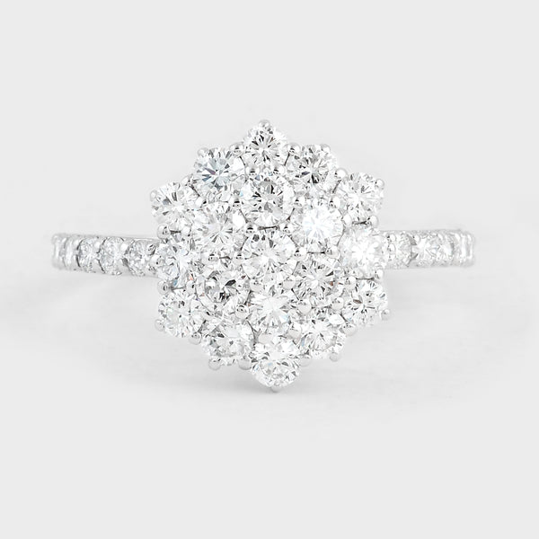 1.44 Carats Lab Grown Diamond 14K Gold Ring