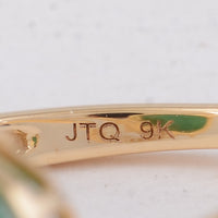 2.32 Ct Oval Emerald 9K Gold Ring