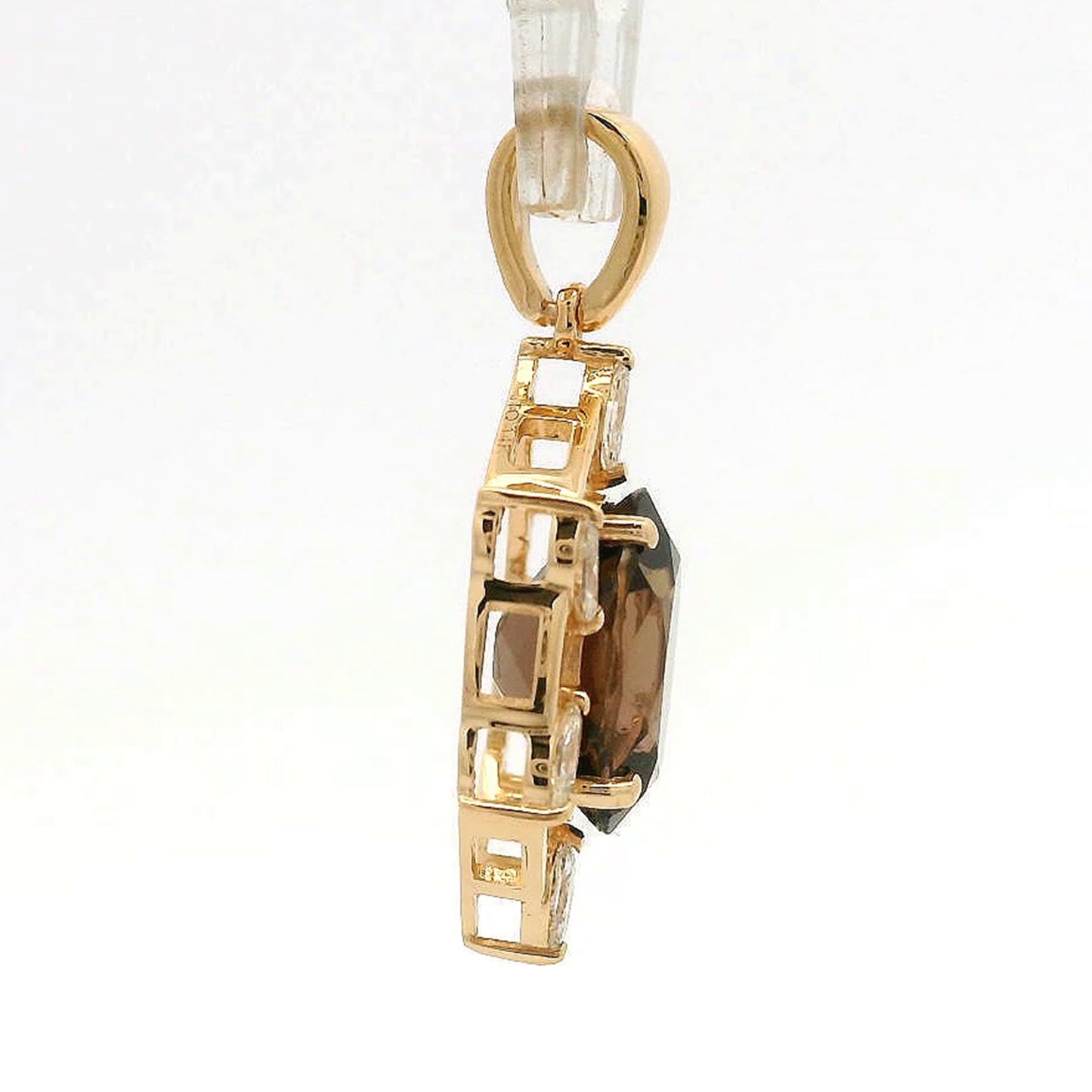 1.97 Ct Oval Tourmaline 14K Gold Pendant