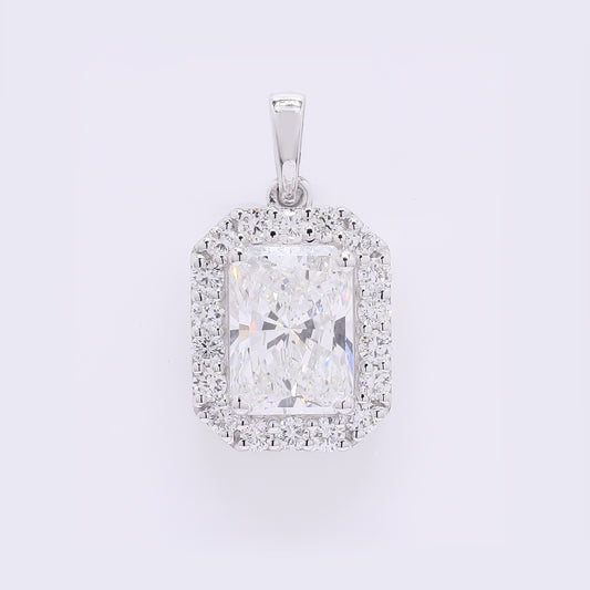 2.34 Carats Lab Grown Diamond 14K Gold Pendant