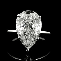4.54 Carats Lab Grown Diamond 14K Gold Ring