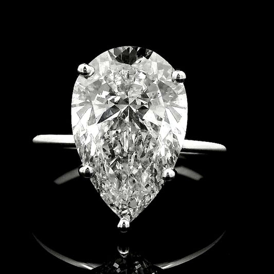 4.54 Carats Lab Grown Diamond 14K Gold Ring