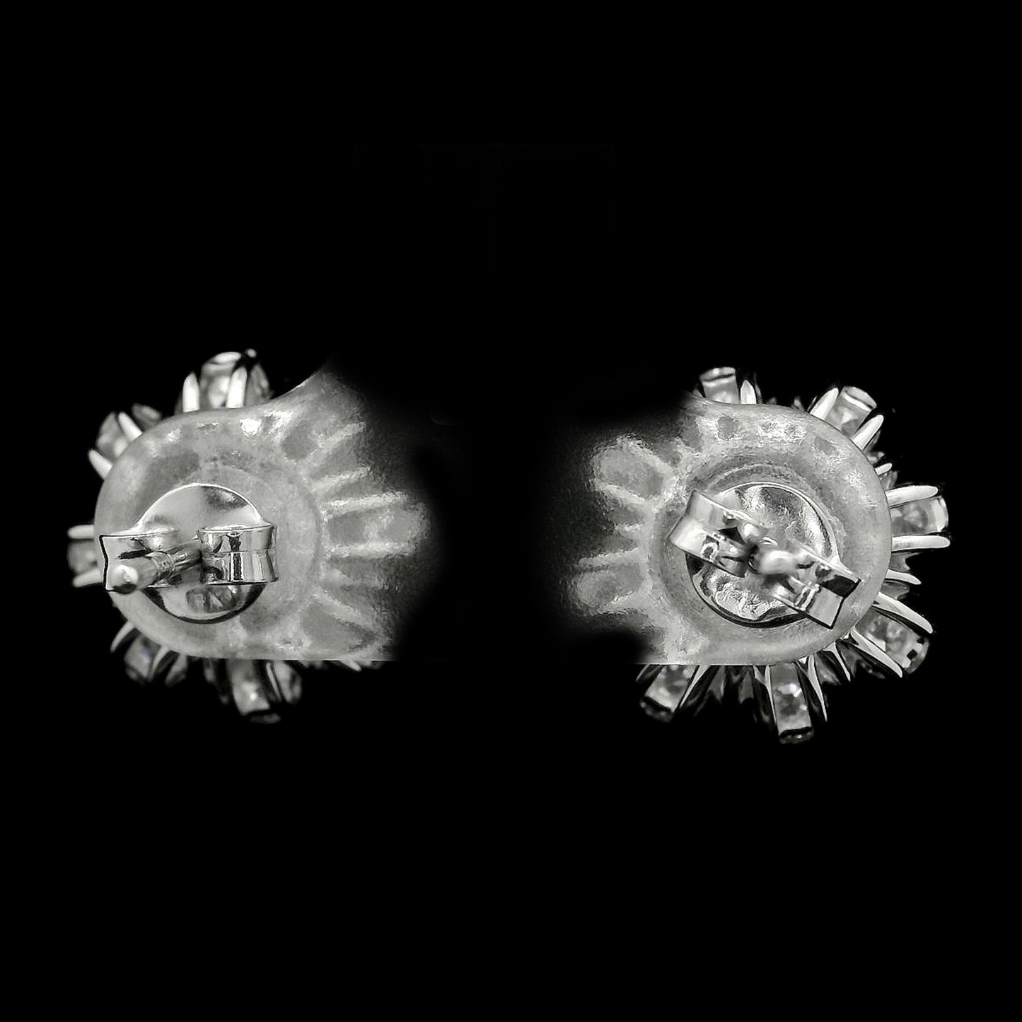 4.30 Carats Lab Grown Diamond 14K Gold Earrings