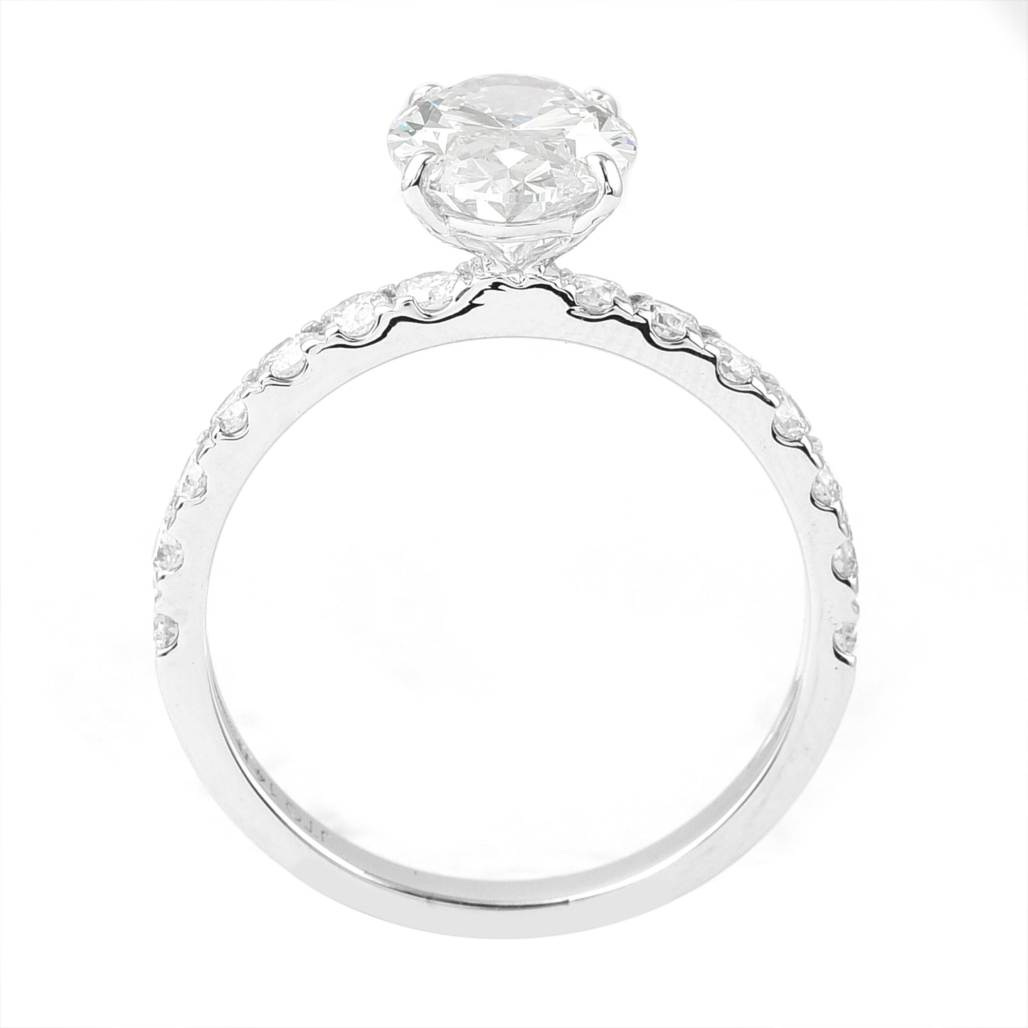 2.48 Carats Lab Grown Diamond 14K Gold Ring