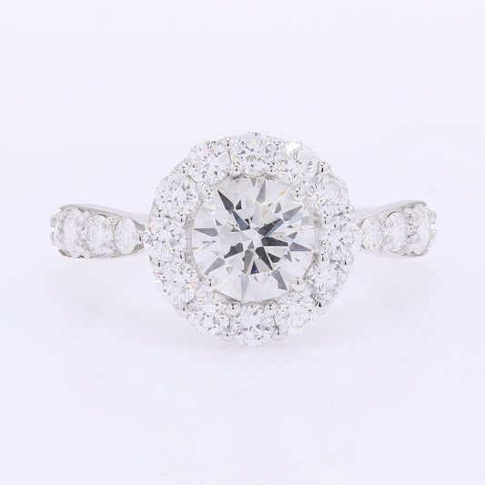 2.25 Carats Lab Grown Diamond 14K Gold Ring
