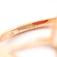 8.43 Ct Oval Cabochon Cut Natural Tourmaline 14K Gold Ring
