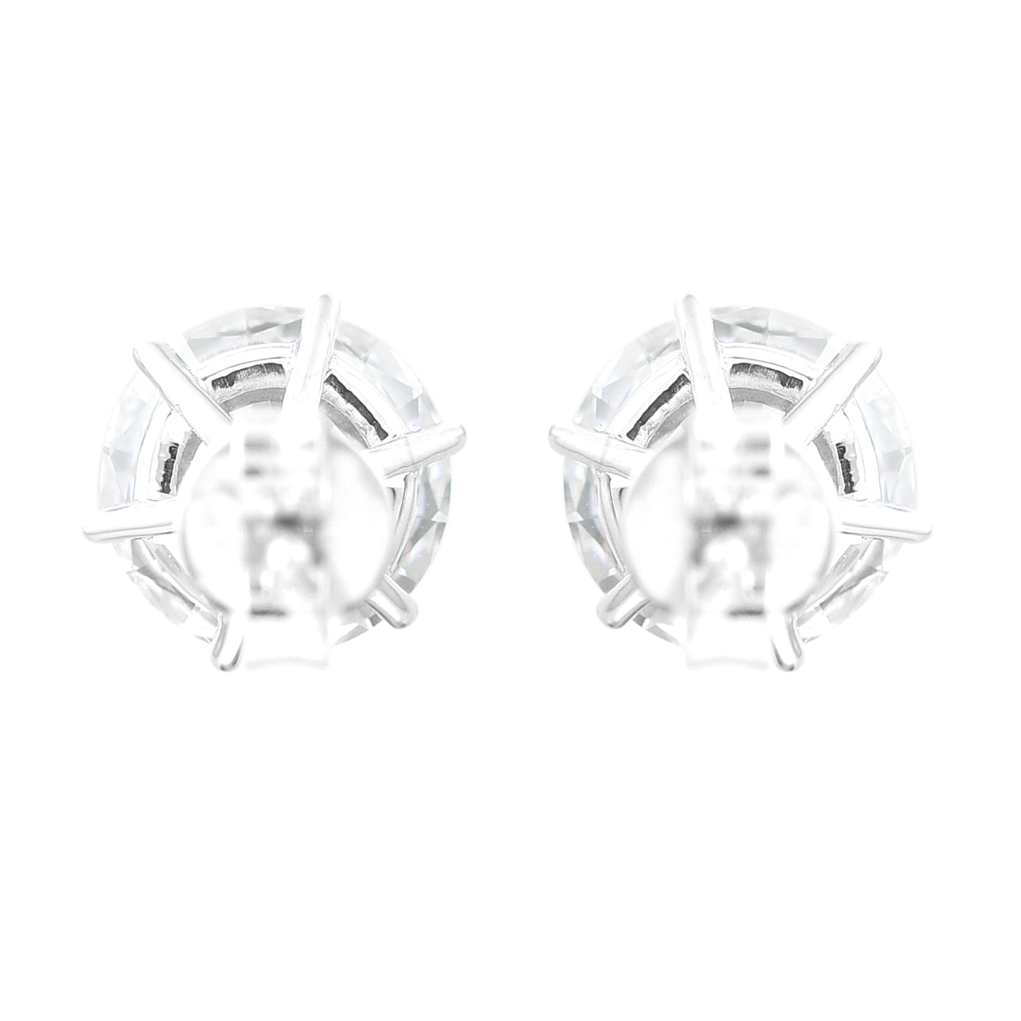3.04 Carats Lab Grown Diamond 14K Gold Earrings